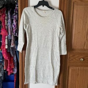 Grey sweatshirt dress, XS